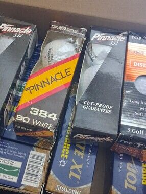 Vintage Pinnacle Golf Balls -ten  3 Pack